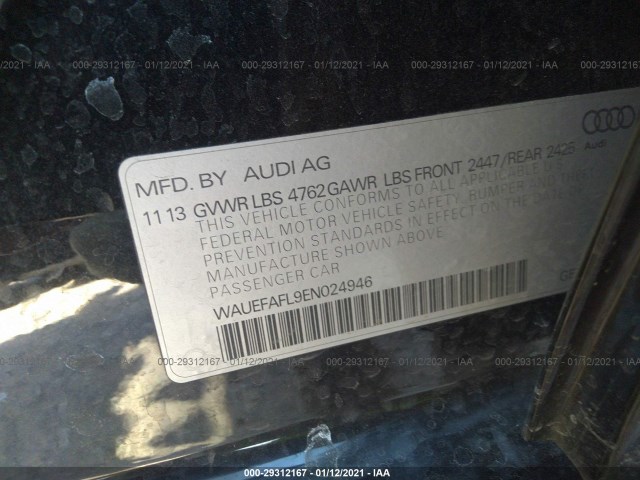 Photo 8 VIN: WAUEFAFL9EN024946 - AUDI A4 