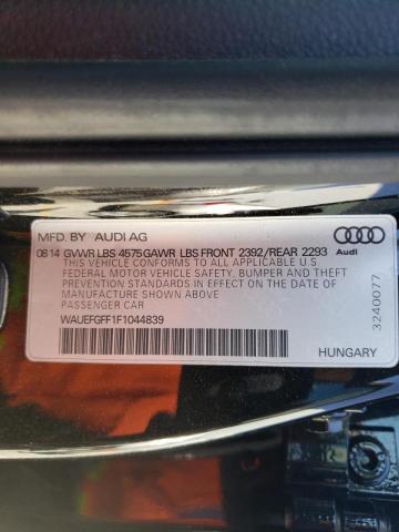 Photo 9 VIN: WAUEFGFF1F1044839 - AUDI A3 PREMIUM 