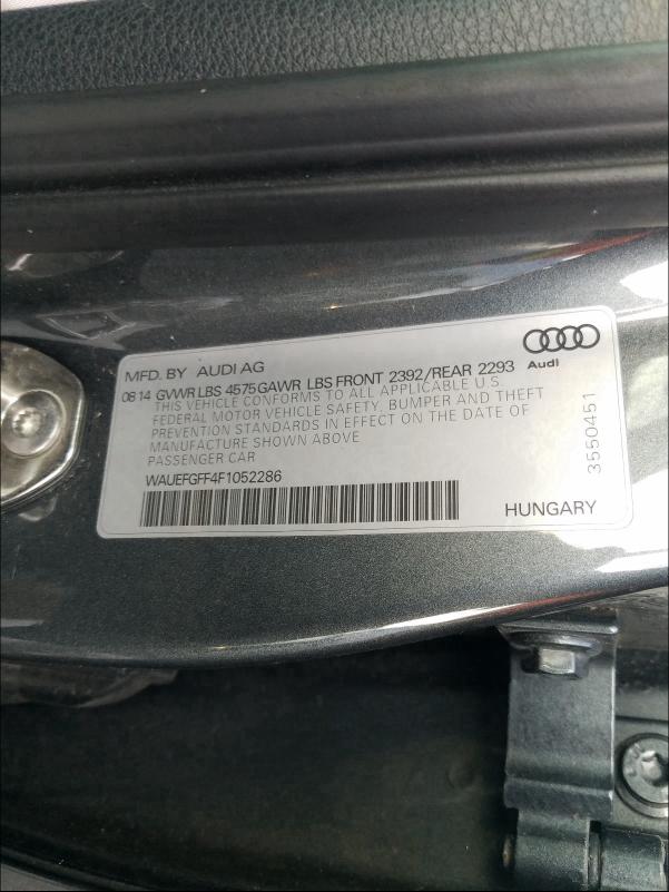 Photo 9 VIN: WAUEFGFF4F1052286 - AUDI A3 PREMIUM 