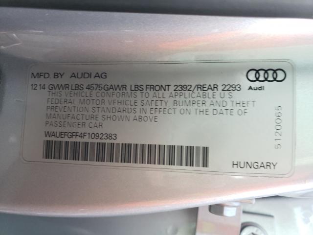 Photo 9 VIN: WAUEFGFF4F1092383 - AUDI A3 PREMIUM 