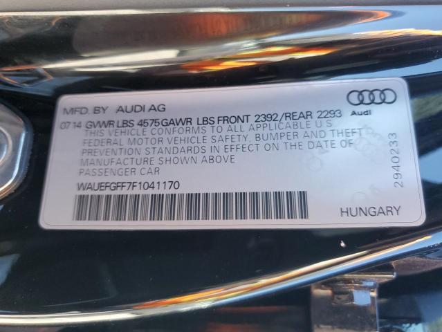 Photo 11 VIN: WAUEFGFF7F1041170 - AUDI A3 