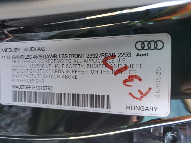 Photo 12 VIN: WAUEFGFF7F1076792 - AUDI A3 