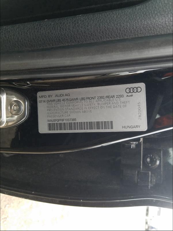 Photo 9 VIN: WAUEFGFF8F1037385 - AUDI A3 PREMIUM 