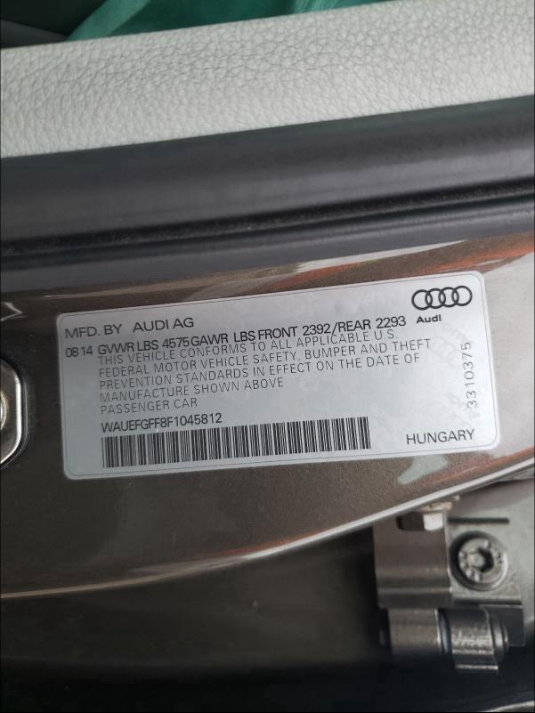 Photo 9 VIN: WAUEFGFF8F1045812 - AUDI A3 PREMIUM 