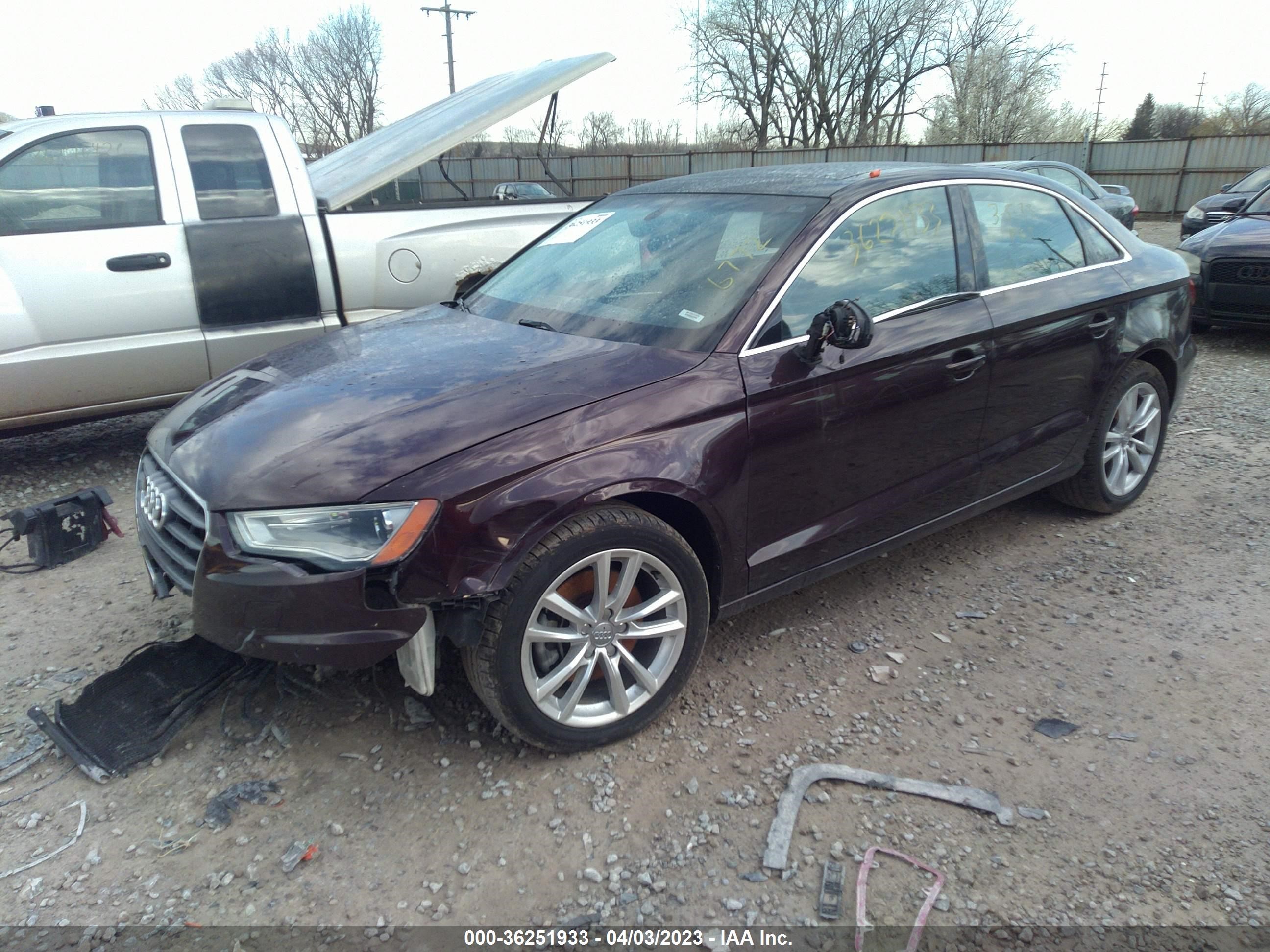 Photo 1 VIN: WAUEFGFFXF1036772 - AUDI A3 