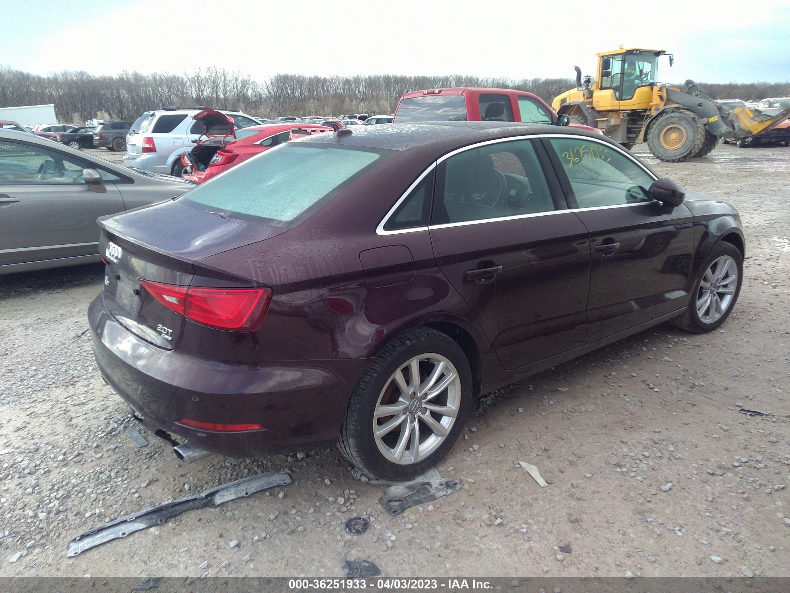 Photo 3 VIN: WAUEFGFFXF1036772 - AUDI A3 