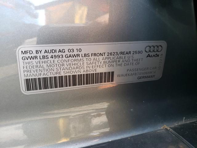 Photo 9 VIN: WAUEKAFB7AN065914 - AUDI A6 PREMIUM 