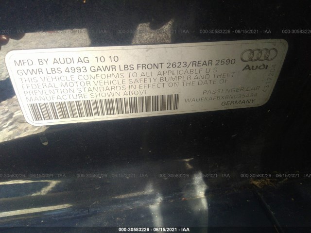 Photo 8 VIN: WAUEKAFBXBN035484 - AUDI A6 