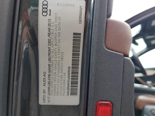 Photo 11 VIN: WAUENAF40JA089598 - AUDI A4 