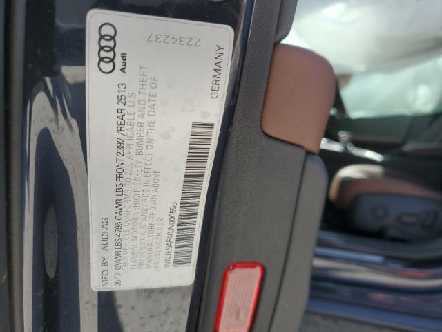 Photo 11 VIN: WAUENAF40JN000556 - AUDI A4 PREMIUM 