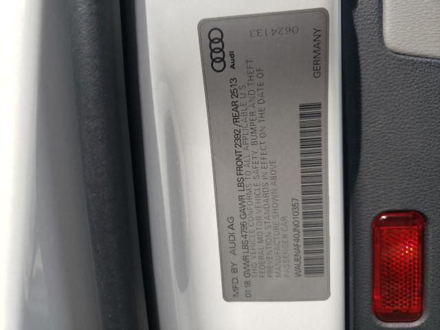 Photo 11 VIN: WAUENAF40JN010357 - AUDI A4 PREMIUM 