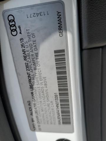 Photo 12 VIN: WAUENAF41HN013391 - AUDI A4 PREMIUM 