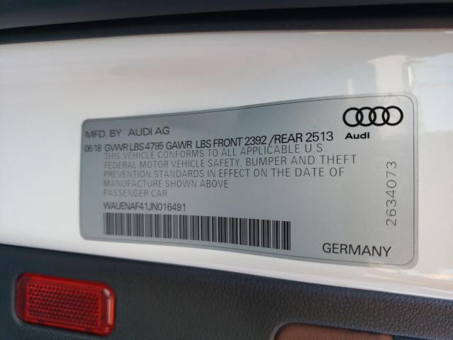 Photo 9 VIN: WAUENAF41JN016491 - AUDI A4 PREMIUM 