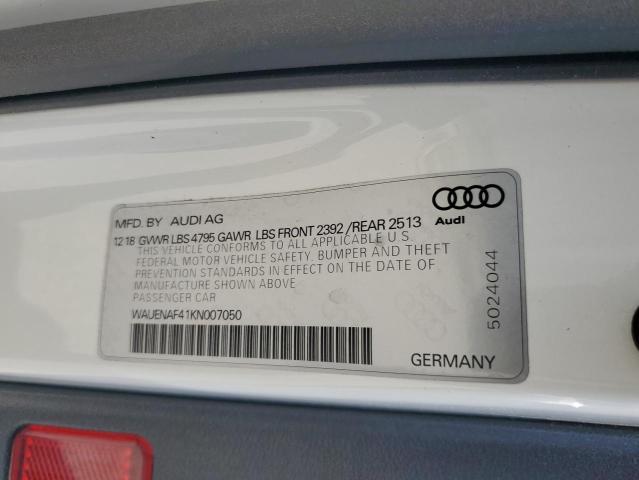 Photo 12 VIN: WAUENAF41KN007050 - AUDI A4 PREMIUM 