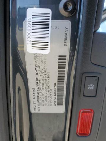 Photo 11 VIN: WAUENAF42HN018387 - AUDI A4 