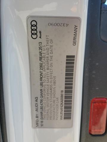 Photo 11 VIN: WAUENAF42KA008618 - AUDI A4 