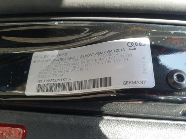 Photo 9 VIN: WAUENAF43JN002107 - AUDI A4 