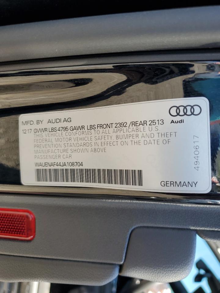 Photo 11 VIN: WAUENAF44JA108704 - AUDI A4 