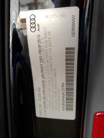 Photo 9 VIN: WAUENAF44JA127754 - AUDI A4 