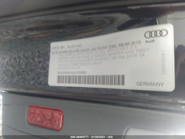 Photo 8 VIN: WAUENAF44JA145980 - AUDI A4 