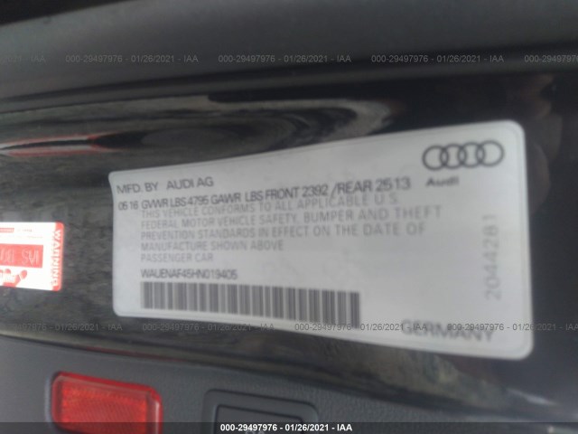 Photo 8 VIN: WAUENAF45HN019405 - AUDI A4 