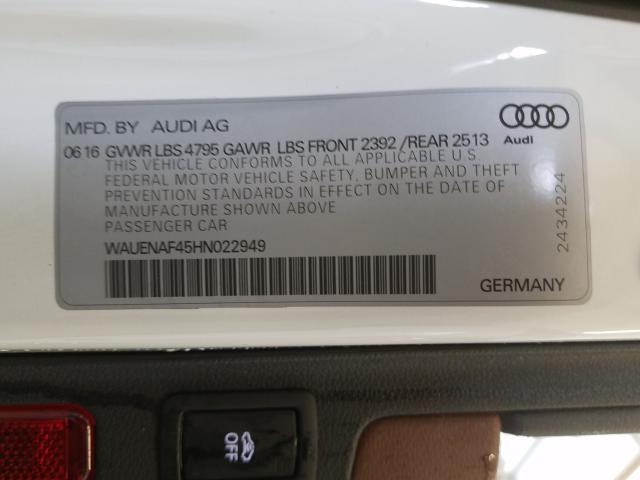 Photo 9 VIN: WAUENAF45HN022949 - AUDI A4 PREMIUM 