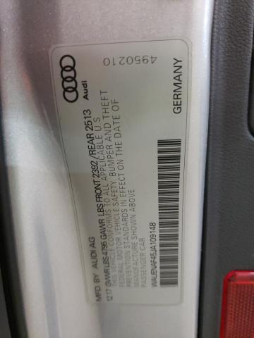 Photo 9 VIN: WAUENAF45JA109148 - AUDI A4 PREMIUM 