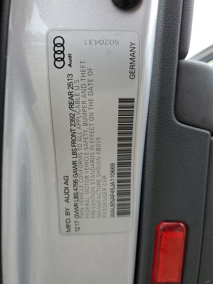 Photo 11 VIN: WAUENAF45JA110669 - AUDI A4 