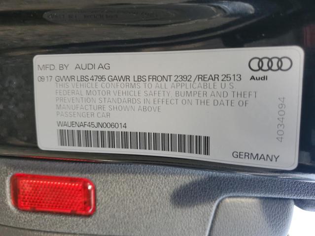 Photo 11 VIN: WAUENAF45JN006014 - AUDI A4 PREMIUM 