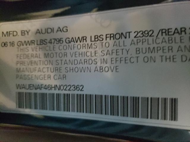 Photo 9 VIN: WAUENAF46HN022362 - AUDI A4 PREMIUM 