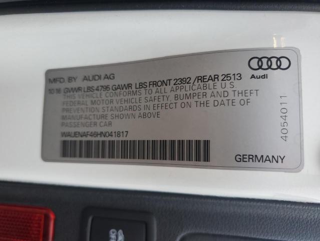 Photo 11 VIN: WAUENAF46HN041817 - AUDI A4 PREMIUM 