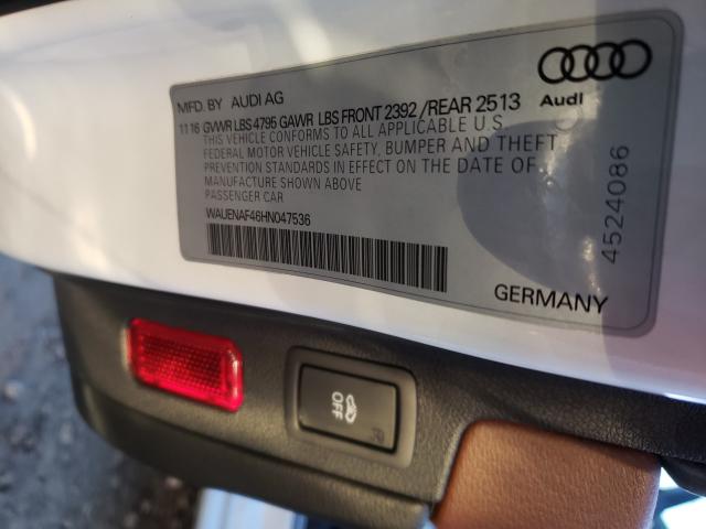 Photo 9 VIN: WAUENAF46HN047536 - AUDI A4 