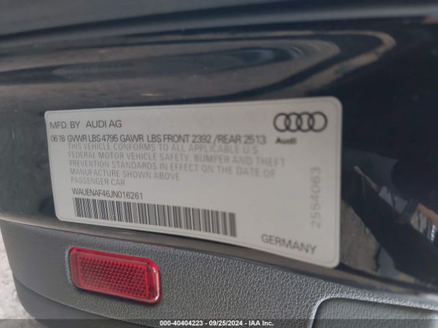 Photo 8 VIN: WAUENAF46JN016261 - AUDI A4 