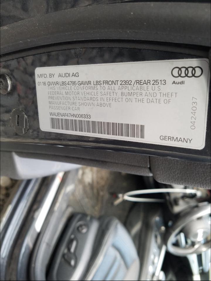 Photo 9 VIN: WAUENAF47HN006333 - AUDI A4 PREMIUM 