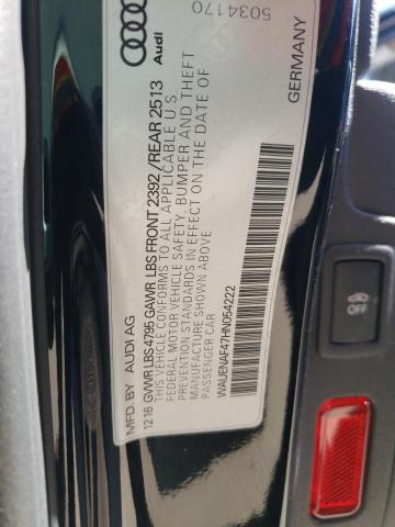 Photo 11 VIN: WAUENAF47HN054222 - AUDI A4 PREMIUM 