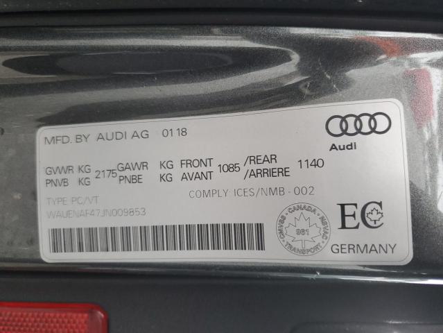 Photo 11 VIN: WAUENAF47JN009853 - AUDI A4 PREMIUM 