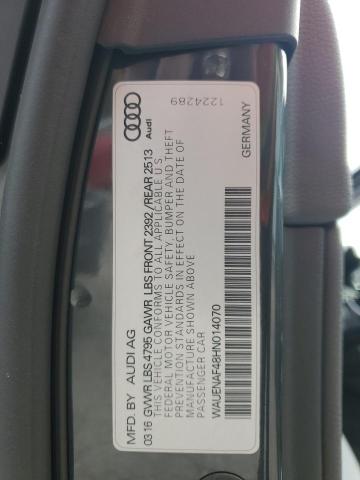 Photo 12 VIN: WAUENAF48HN014070 - AUDI A4 PREMIUM 