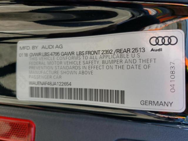 Photo 9 VIN: WAUENAF48JA122654 - AUDI A4 PREMIUM 