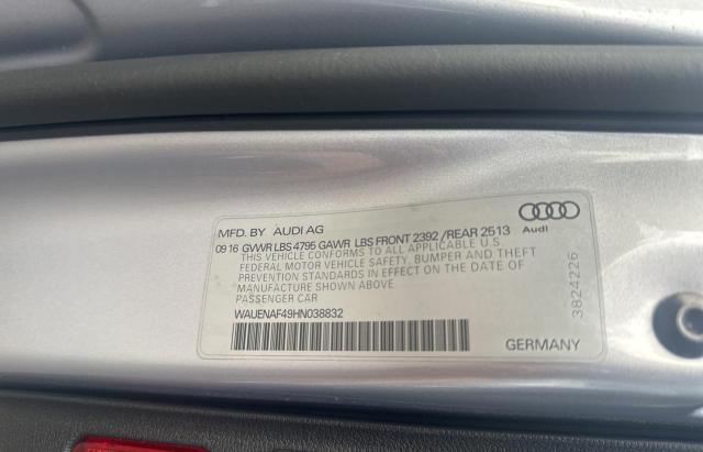 Photo 9 VIN: WAUENAF49HN038832 - AUDI A4 PREMIUM 