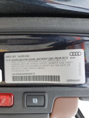 Photo 9 VIN: WAUENAF49HN044419 - AUDI A4 PREMIUM 