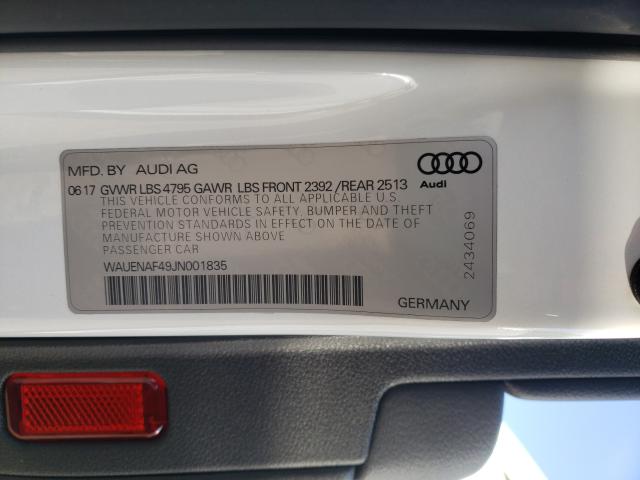 Photo 9 VIN: WAUENAF49JN001835 - AUDI A4 