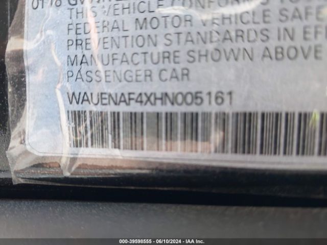 Photo 8 VIN: WAUENAF4XHN005161 - AUDI A4 