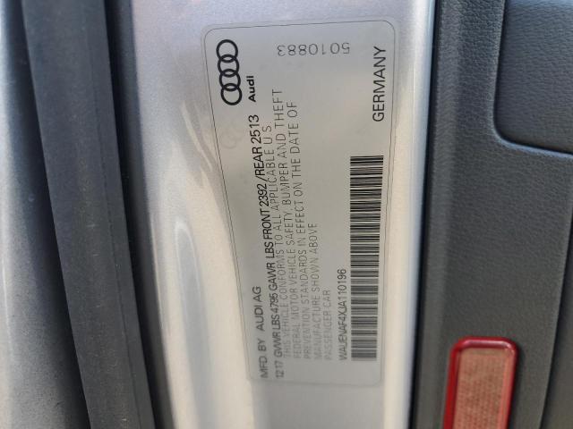 Photo 11 VIN: WAUENAF4XJA110196 - AUDI A4 