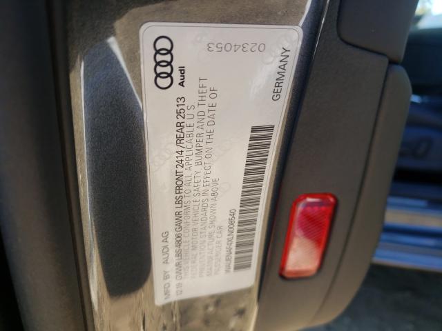 Photo 9 VIN: WAUENAF4XLN008540 - AUDI A4 PREMIUM 