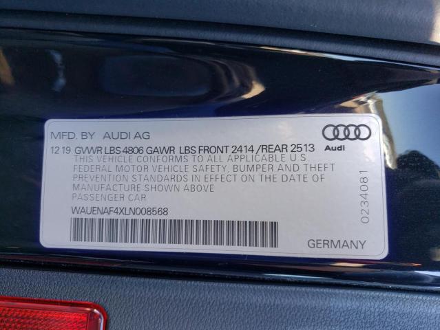 Photo 12 VIN: WAUENAF4XLN008568 - AUDI A4 PREMIUM 