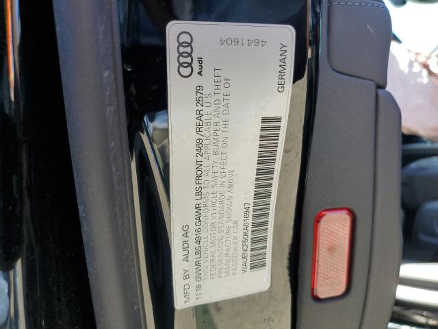 Photo 11 VIN: WAUENCF50KA016947 - AUDI A5 