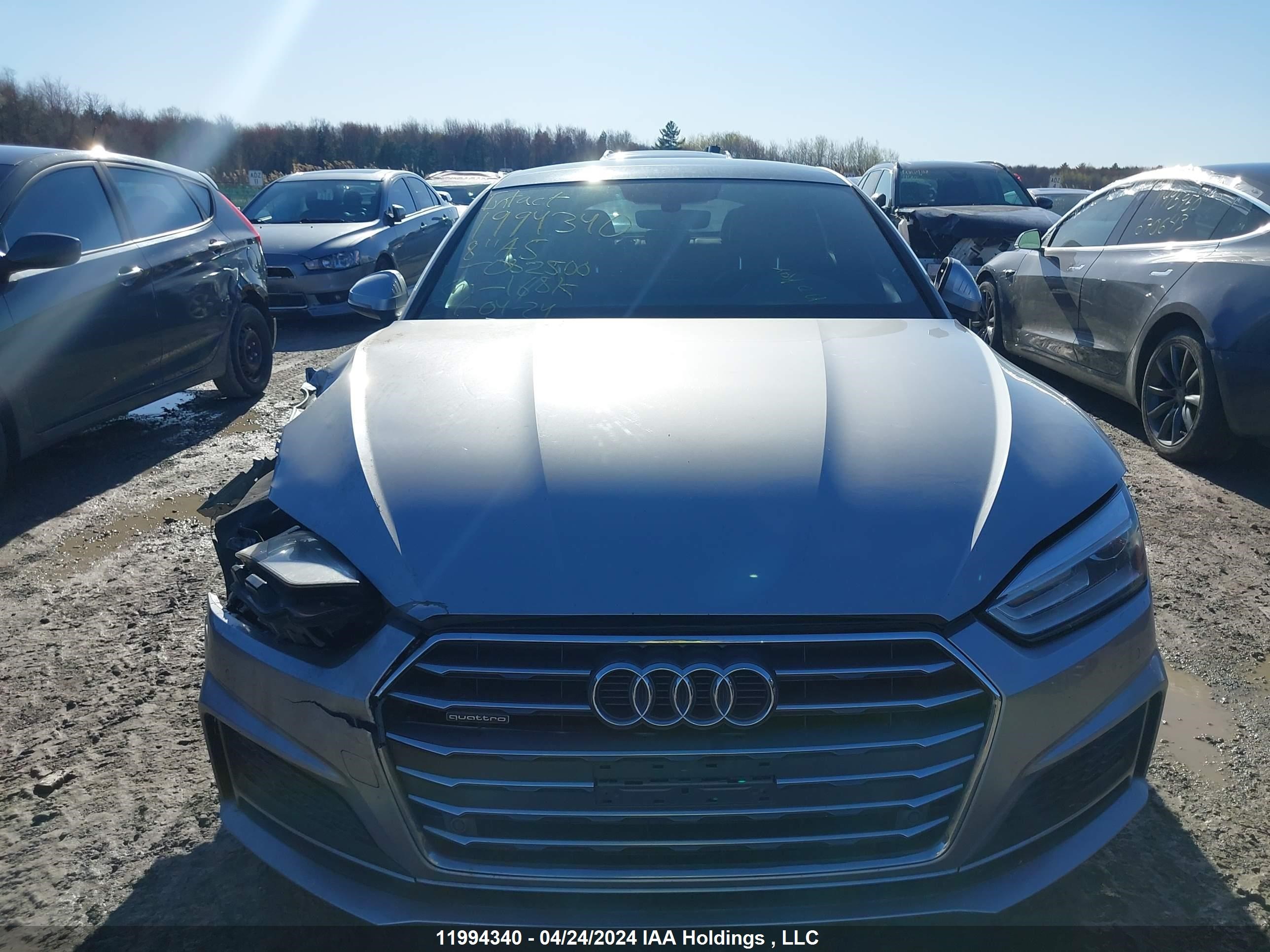 Photo 11 VIN: WAUENCF54JA082500 - AUDI A5 