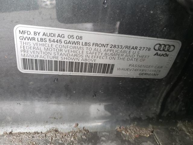 Photo 9 VIN: WAUEV74FX8N149929 - AUDI A6 S-LINE 