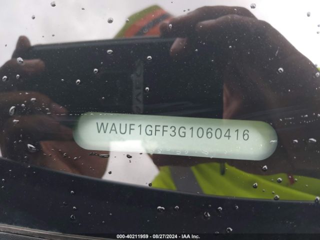 Photo 8 VIN: WAUF1GFF3G1060416 - AUDI S3 