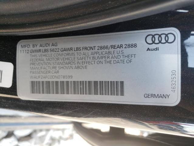 Photo 9 VIN: WAUF2AFC0DN078599 - AUDI S6 